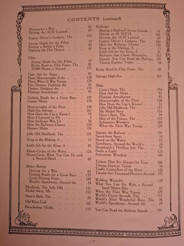 The Modern Boys Annual 1931  (Aeroplanes, Locomotives, Railways,Ships, Motor Cars, Motor Cycles)