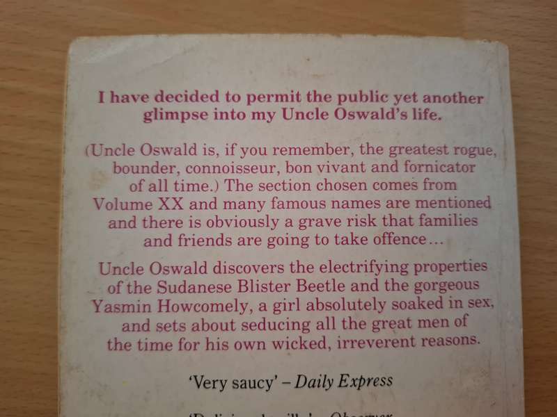 My Uncle Oswald : Roald Dahl  (Paperback)