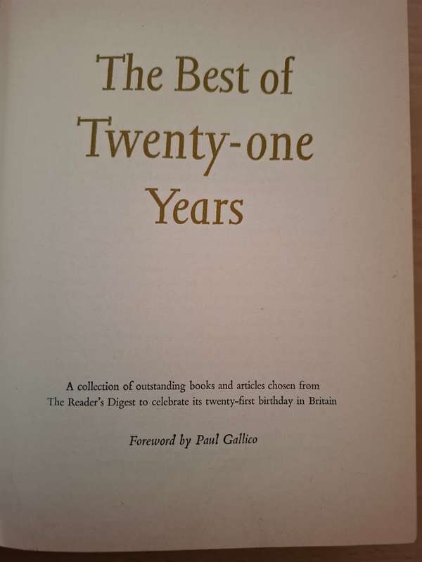 Reader`s Digest - The Best of 21 Years  (Hardcover)