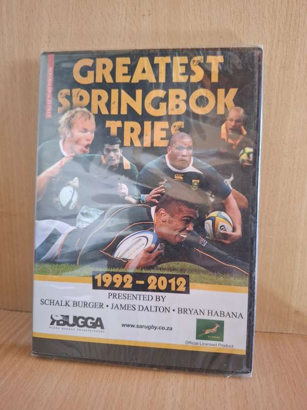 Greatest Springbok Tries 1992-2012 - Dvd  (NEW CONDITION)