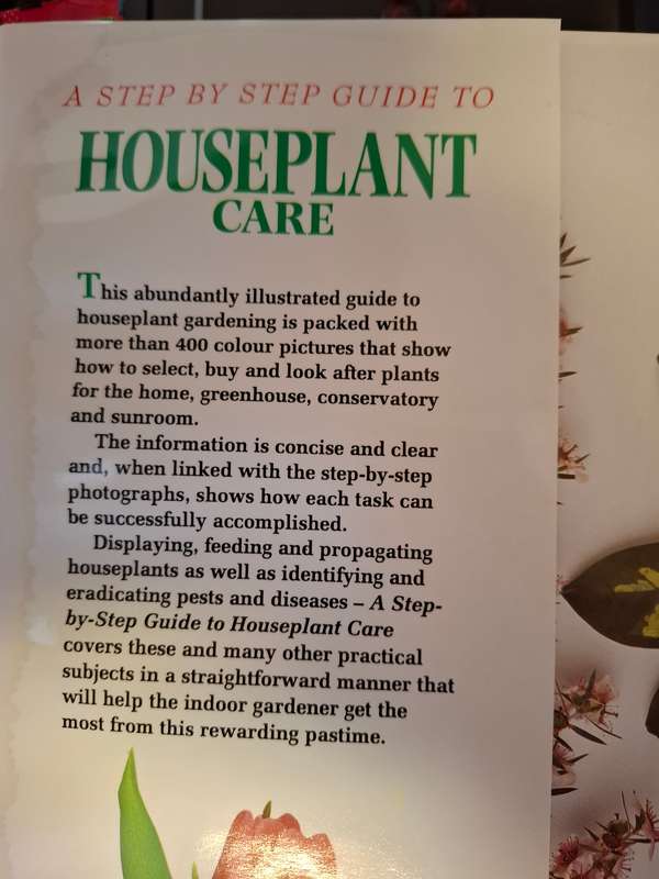 A Step-by-Step Guide to Houseplant Care: David Squire, Neil Sutherland   (Hardcover)
