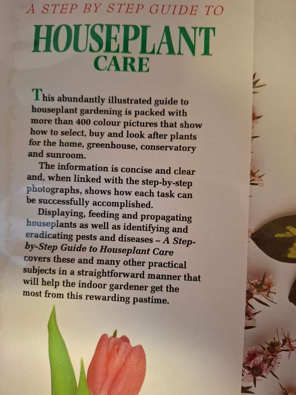 A Step-by-Step Guide to Houseplant Care: David Squire, Neil Sutherland   (Hardcover)
