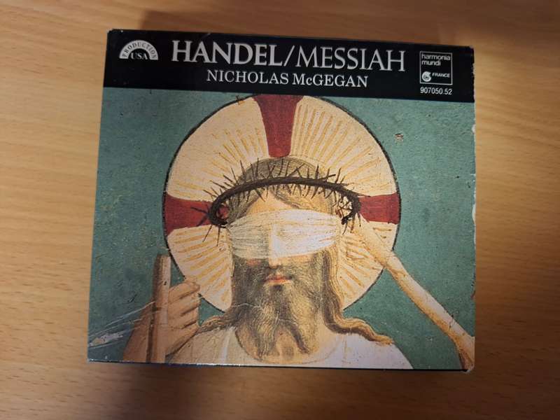 Handel/Messiah - Nicholas McGegan - CD  (3 discs)