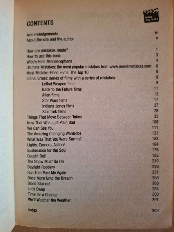 Movie Mistakes : Jon Sandys  (Paperback)