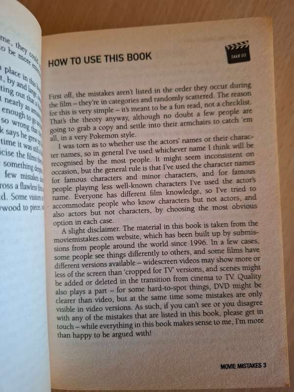 Movie Mistakes : Jon Sandys  (Paperback)