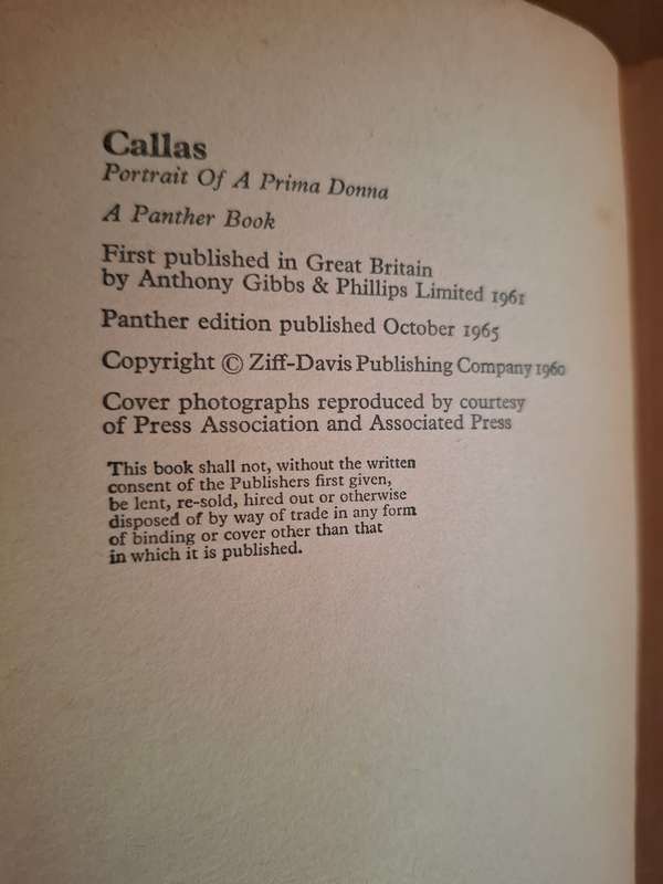 Callas - Portrait of a Prima Donna : George Jellinek  (Paperback)
