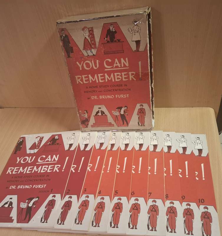You Can Remember by Dr. Bruno Furst  (Set of 10 Books)