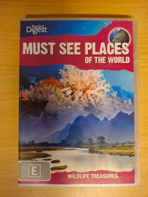 Readers Digest - Must See Places of The World - Wildlife Treasures - Dvd