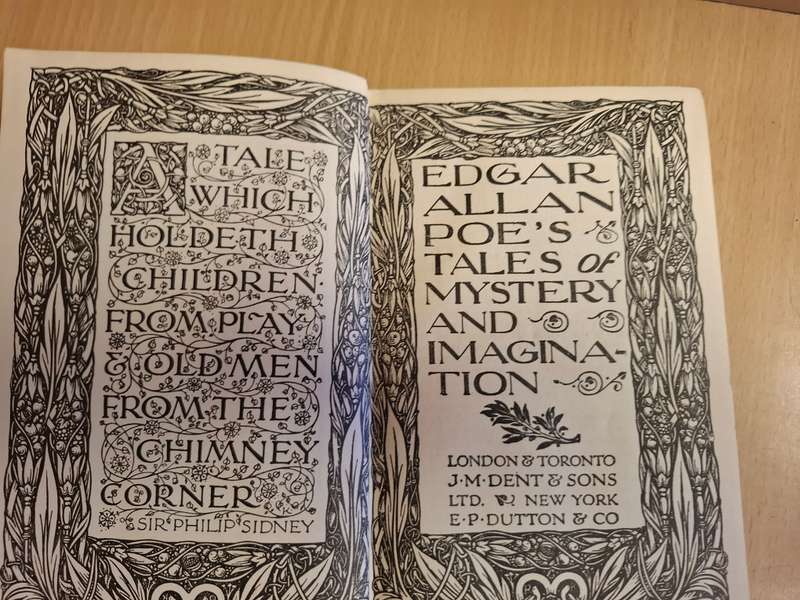 Poe`s Tales of Mystery and Imagination Edited by Ernest Rhys