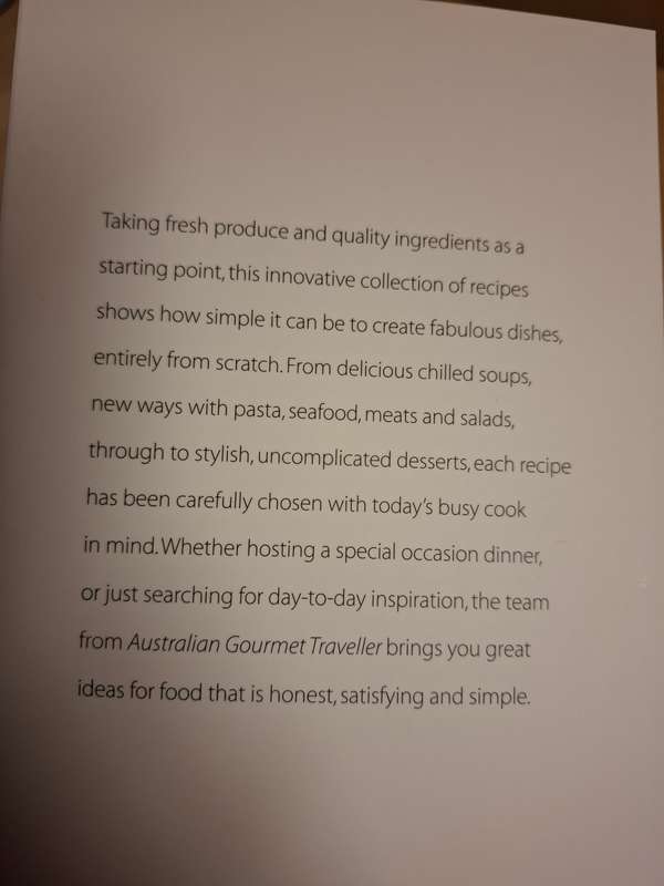 Gourmet Traveller - Simple  (Paperback)