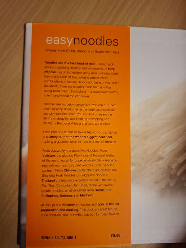 Easy Noodles - Recipes from China, Japan and South-East Asia : Kimiko Barber  (Hardcover)