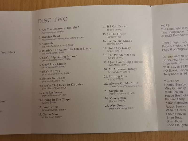 Elvis Presley The 50  Greatest Hits - CD  (2 discs)