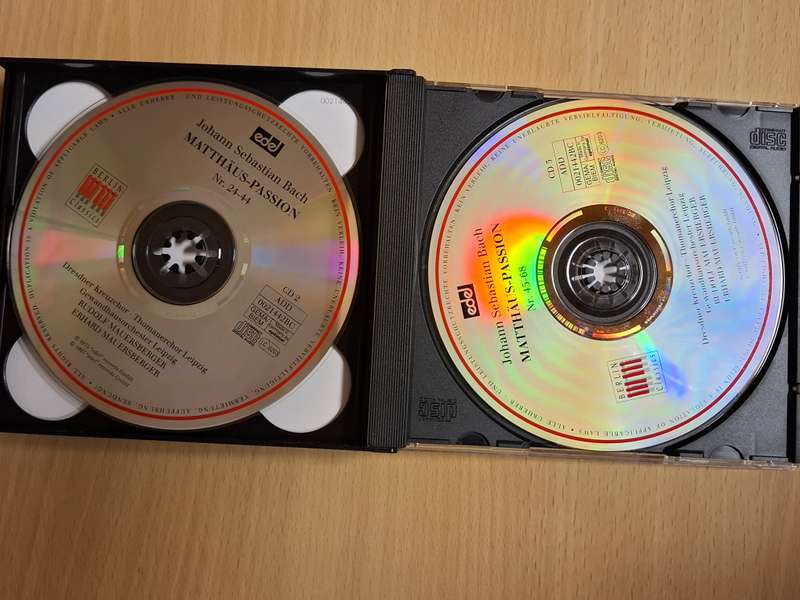 Bach Matthaus-Passion/Rudolf Mauersberger - Erhard Mauersberger - CD  (3 discs)