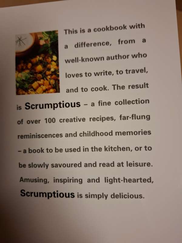 Scrumptious - Cooking with Lynn Bedford Hall  (Paperback)
