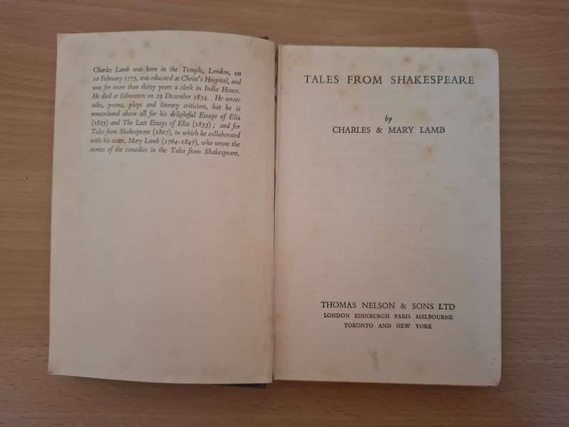 Tales from Shakespeare by Charles & Mary Lamb  (Hardcover)