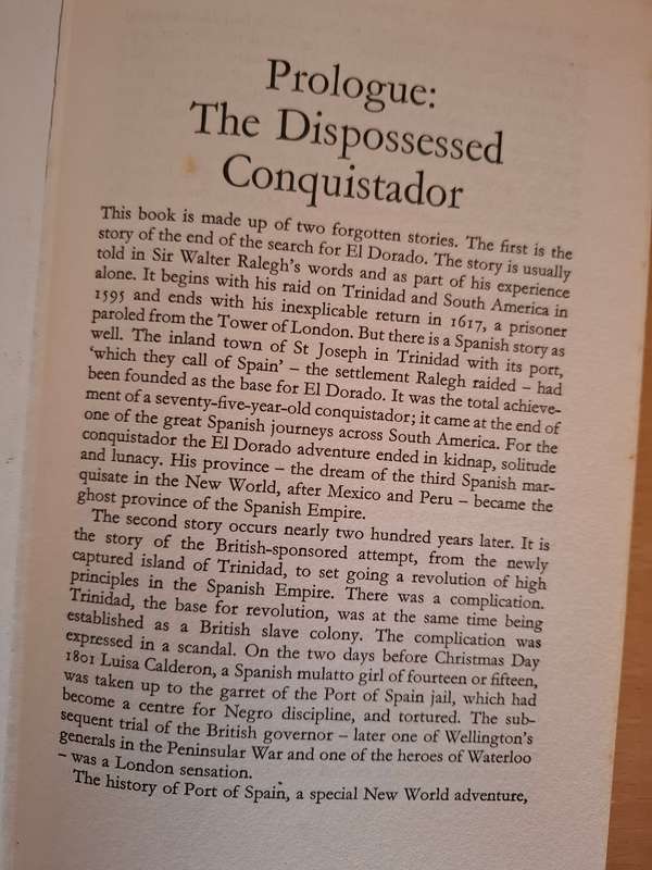 The Loss of El Dorado - A History : V.S. Naipaul  (Hardcover)