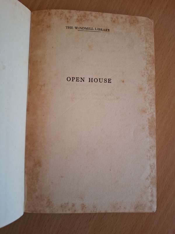 Open House - A Book of Essays by J.B. Priestley  (Hardcover)