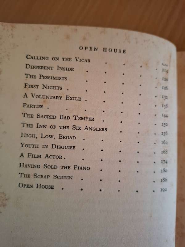 Open House - A Book of Essays by J.B. Priestley  (Hardcover)