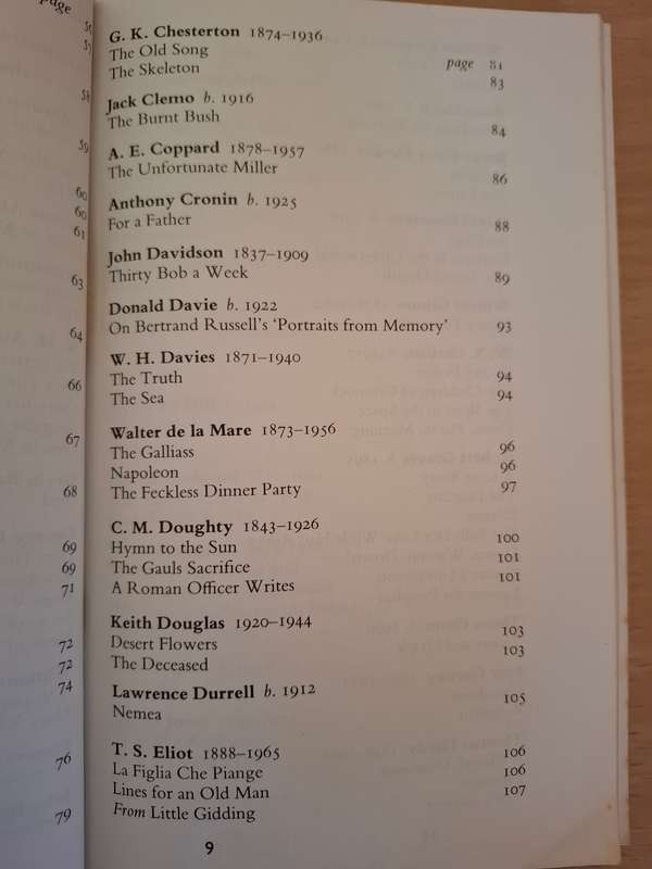 The Faber Book of 20th Century Verse Edited by Heath-Stubbs & David Wright (Paperback)