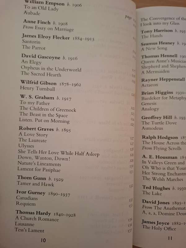 The Faber Book of 20th Century Verse Edited by Heath-Stubbs & David Wright (Paperback)