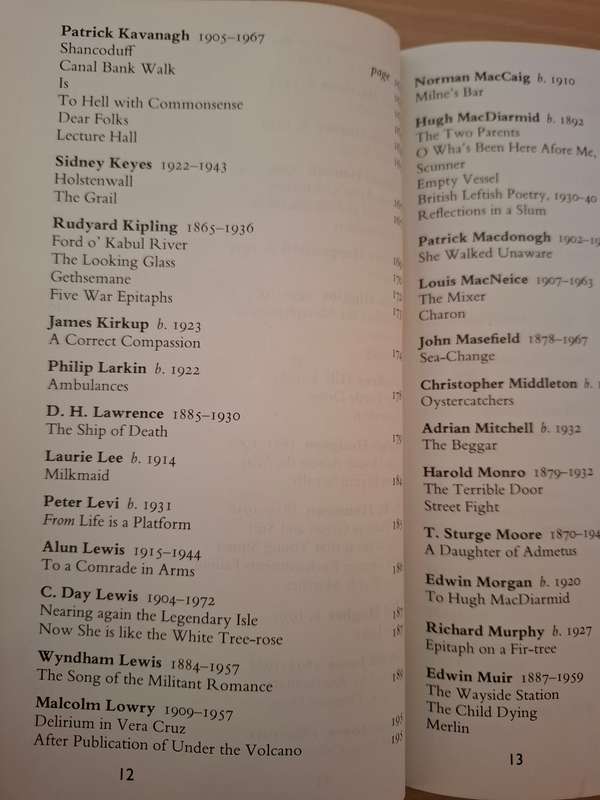 The Faber Book of 20th Century Verse Edited by Heath-Stubbs & David Wright (Paperback)