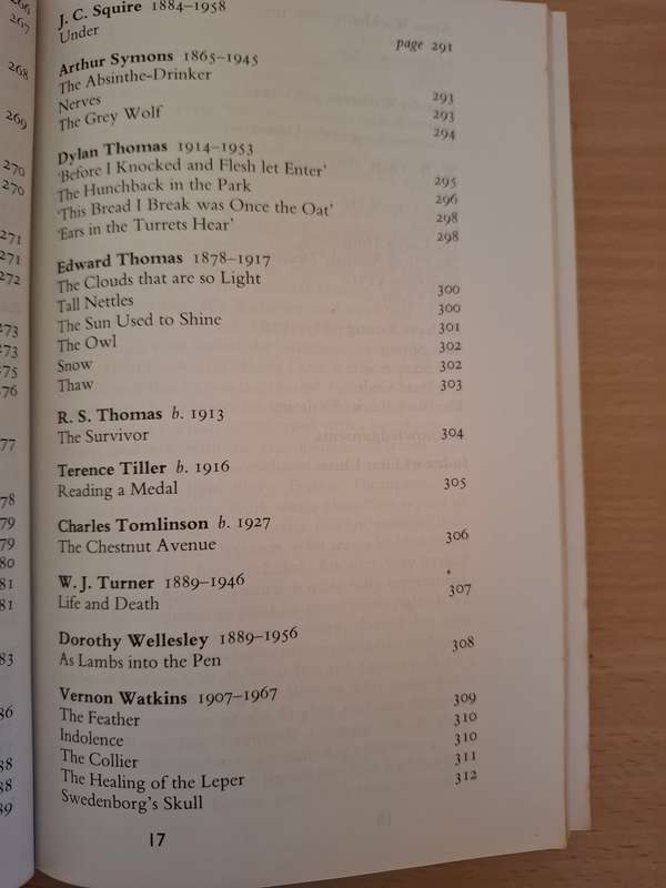 The Faber Book of 20th Century Verse Edited by Heath-Stubbs & David Wright (Paperback)