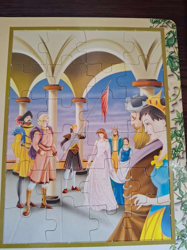 Fairy Tale Jigsaw - Sleeping Beauty/Puss in Boots/Red Riding Hood (Hardcover)