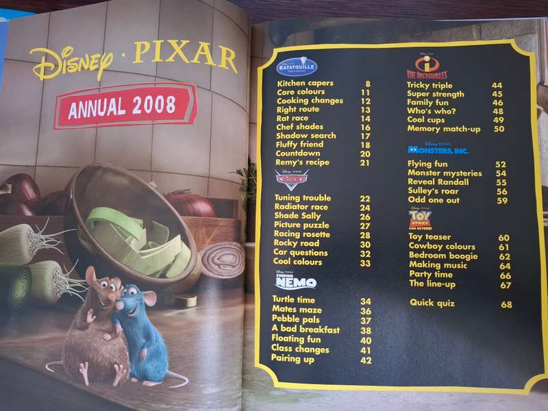 Disney Pixar Annual 2008  (Hardcover)