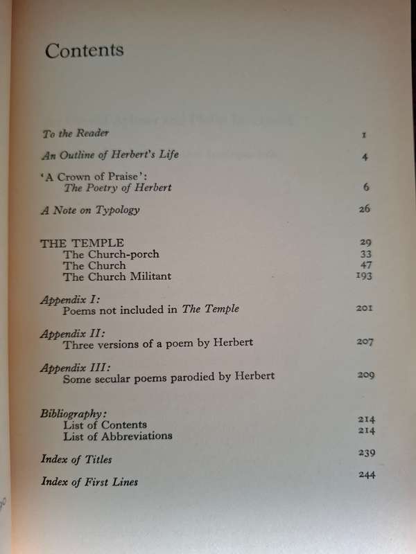 The English Poems of George Herbert Edited by C.A. Patrides  (Paperback)