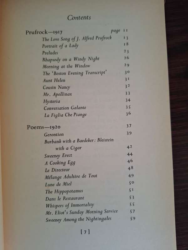 T.S. Eliot Collected Poems 1909-1962  (Paperback)