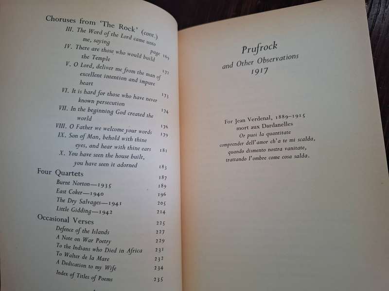 T.S. Eliot Collected Poems 1909-1962  (Paperback)
