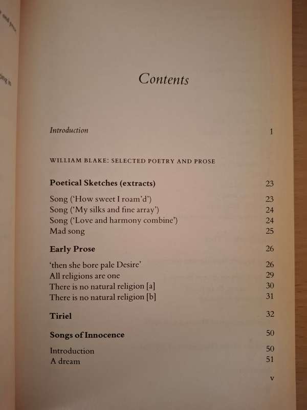 William Blake Selected Poetry and Prose Edited by David Punter  (Paperback)