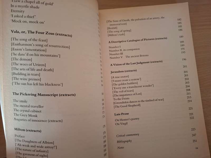 William Blake Selected Poetry and Prose Edited by David Punter  (Paperback)