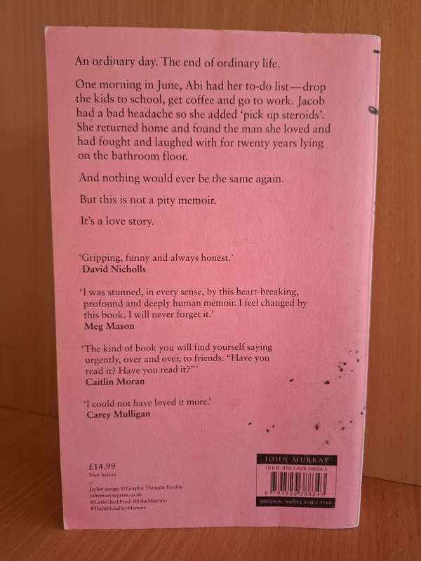 This is Not a Pity Memoir : Abi Morgan  (Paperback)