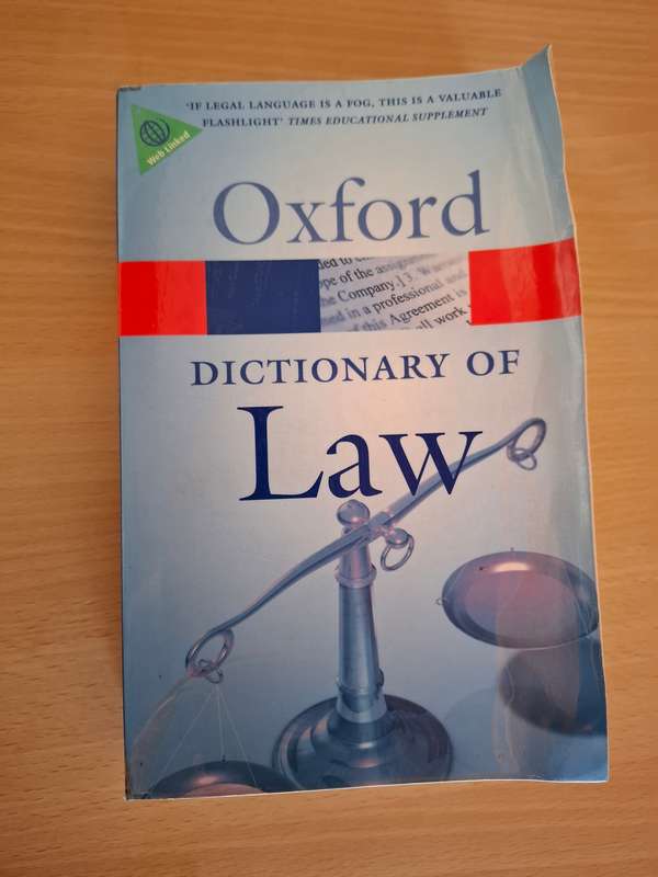 Oxford Dictionary of Law  (Paperback)