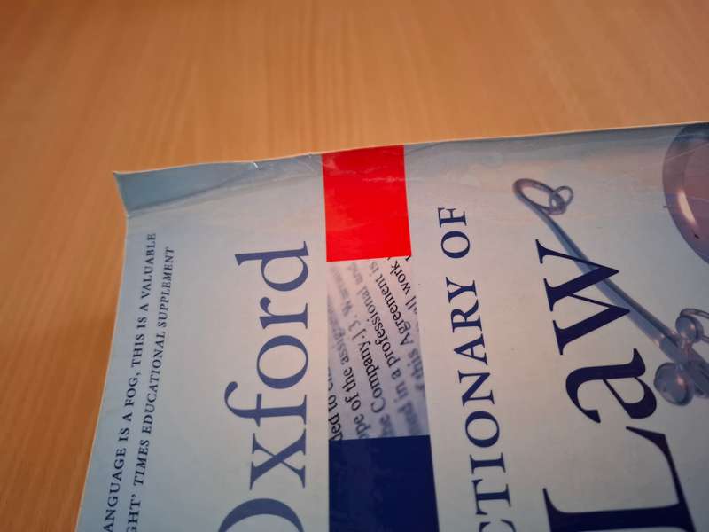 Oxford Dictionary of Law  (Paperback)