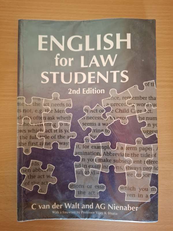 English for Law Students (2nd Edition) C van der Walt and AG Nienaber (Paperback)