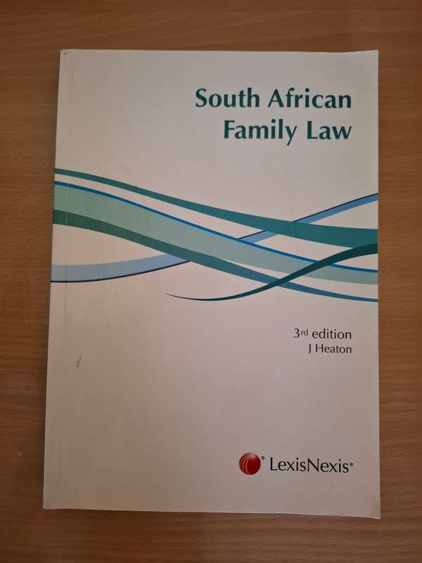 South African Family Law, 3rd Edition : J. Heaton  (Paperback)