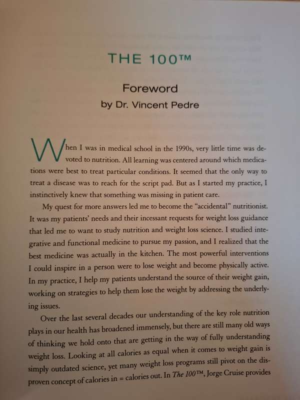 The 100: Count ONLY Sugar Calories and Lose Up to 18 Lbs. in 2 Weeks: Jorge Cruise (Hardcover)