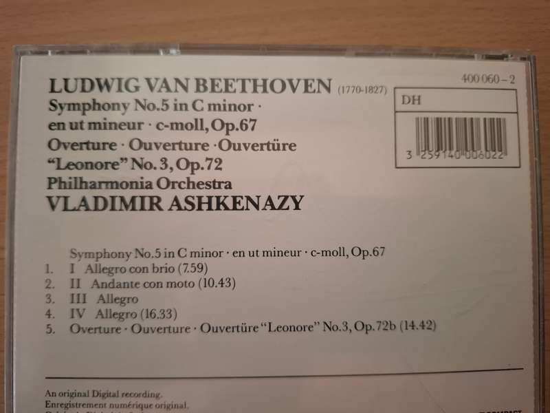 Ludwig van Beethoven Symphony No. 5   (CD)