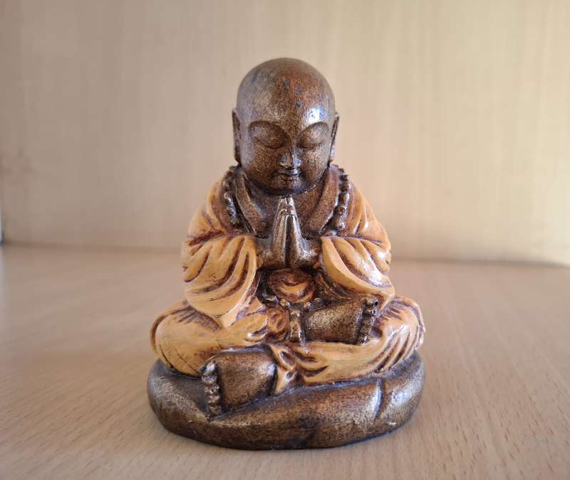 Small Buddha Figurine - height 11cm width 10cm