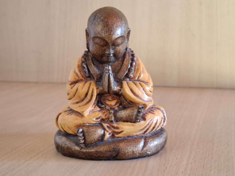 Small Buddha Figurine - height 11cm width 10cm