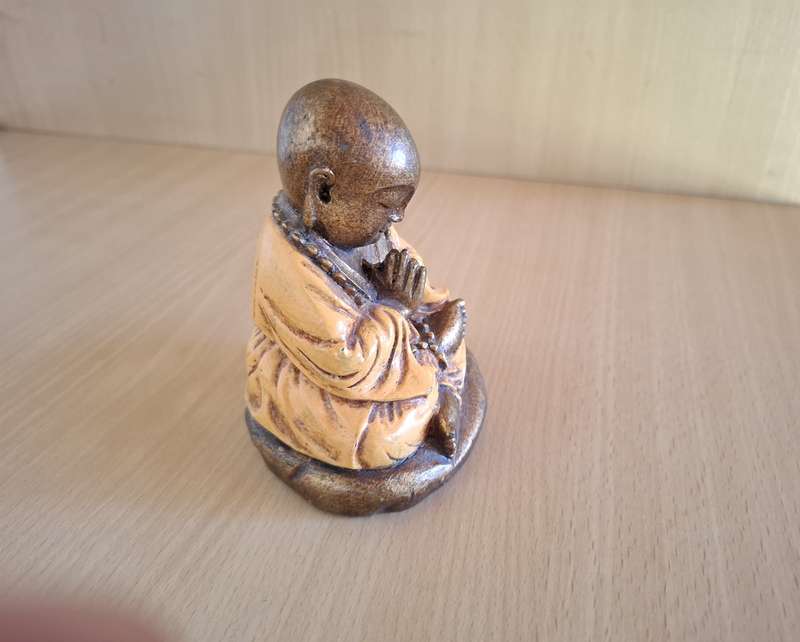 Small Buddha Figurine - height 11cm width 10cm