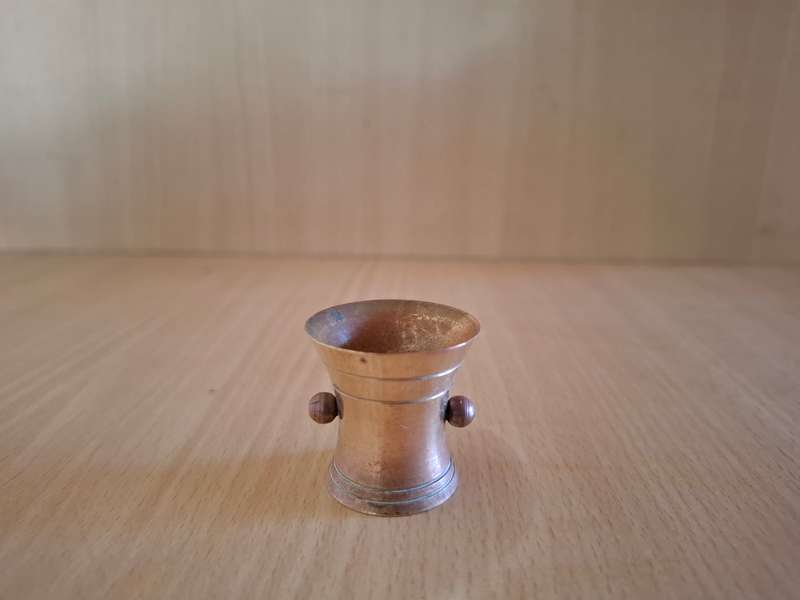 Miniature Brass Mortar - 3cm x 3cm