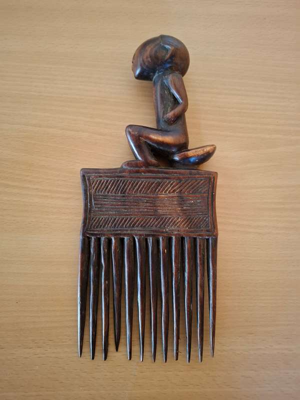 Carved Wooden Hair Comb  (27cmx 12cm)
