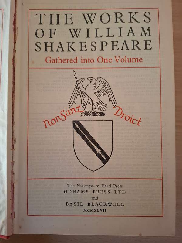 The Works of William Shakespeare  (Hardcover)