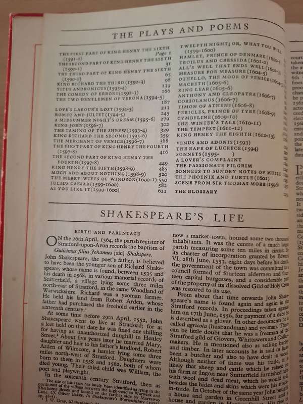 The Works of William Shakespeare  (Hardcover)