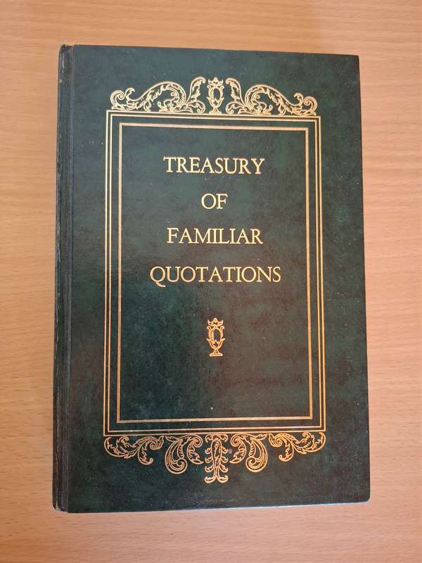 Treasury of Familiar Quotations  (Hardcover)