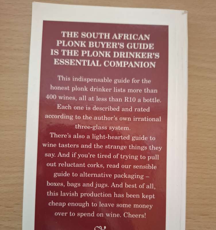 The 1996 South African Plonk Buyer`s Guide : David Biggs  (Paperback)