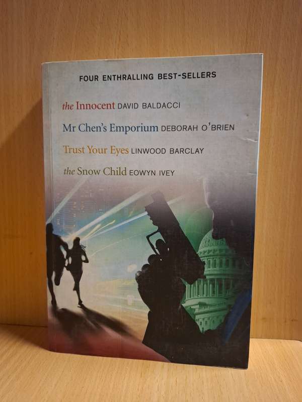 The Innocent:David Baldacci/Trust Your Eyes: Linwood Barclay/The Snow Child: Eowyn Ivey